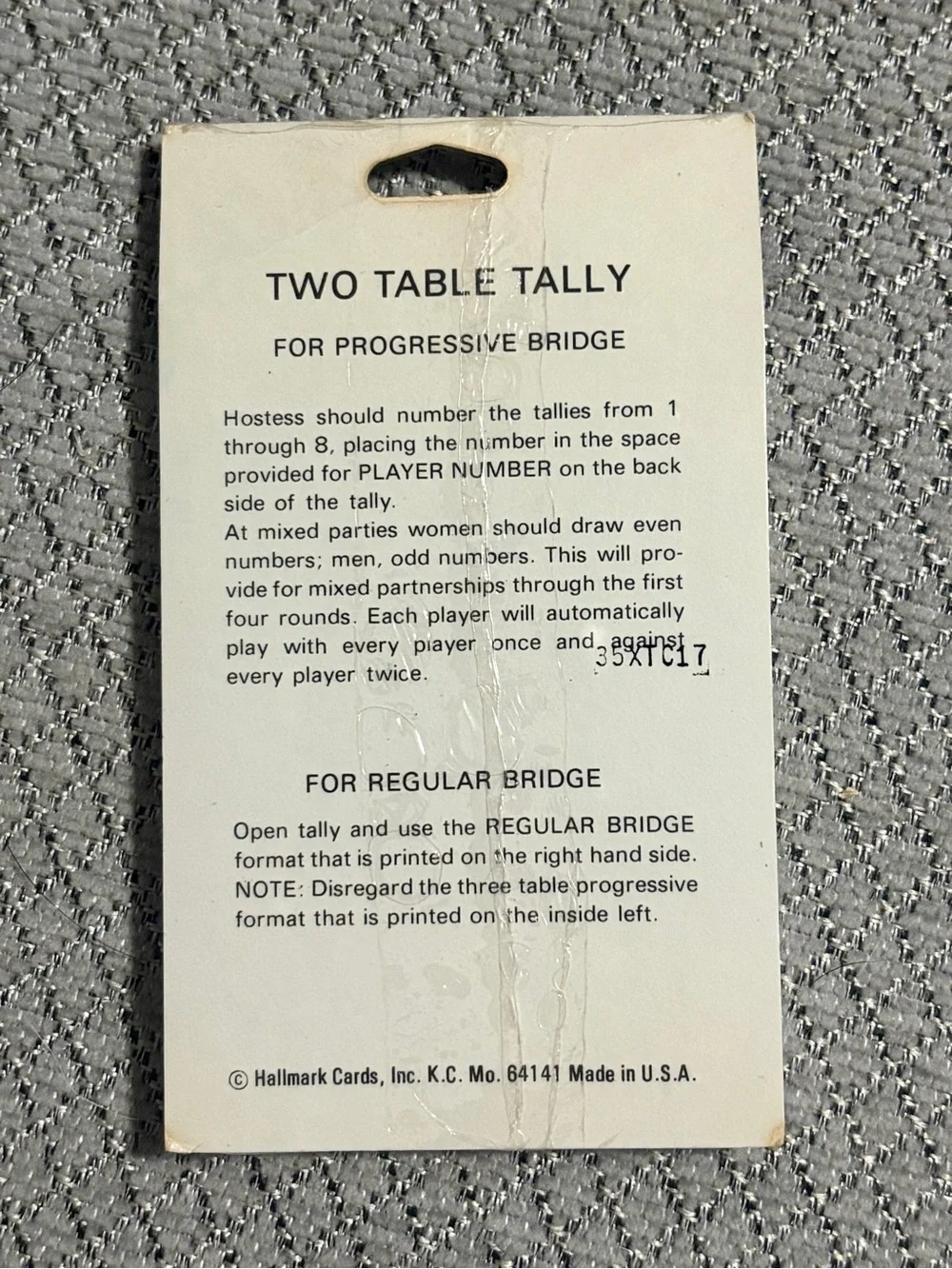Vintage Hallmark Plans-A-Party Bridge Table Tallies Christmas Lot of 16 USA